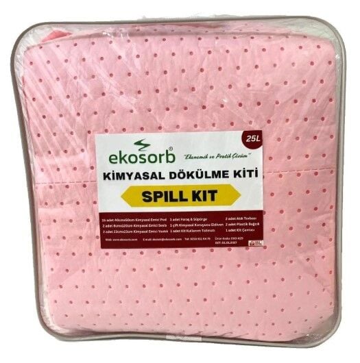 Kimyasal Emici Dökülme Kitleri 25Lt